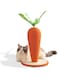 Coodipet Cat Toy, Carrot Sisal Cat Scratching Post, Funny Sisal Rope Cat Scratching Post For Indoor Cats, Natural Sisal Pet Toy