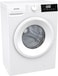 Gorenje 7Kg Fully Automatic Front Load Washing Machine, 15 Programs, Snowflake Drum and Self Cleaning Program, Steam Function, 1200 RPM, WNHPI72SCS, White - 1 Year Warranty