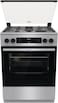 Gorenje 60cm Freestanding Combination Cooker, 71 Litres Multifunction Oven With Fan, Cast Iron Pan Support, Easy Cleaning With Aqua Clean Function, Made in Czech Republic, GK6C62XA, 1 Year Warranty