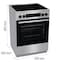 Gorenje 60cm Ceramic Cooker, 4 Zones, 71L Fan Assited Oven, Digital Display, 8 Cooking Programs, AquaClean Function, Interior Light, Extra Steam, AirFry Function, GECS6C70XC, Stainless Steel Finish