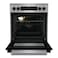 Gorenje 60cm Ceramic Cooker, 4 Zones, 71L Fan Assited Oven, Digital Display, 8 Cooking Programs, AquaClean Function, Interior Light, Extra Steam, AirFry Function, GECS6C70XC, Stainless Steel Finish