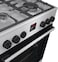 Gorenje 60cm Freestanding Gas Cooker, 64 Litres Multifunction Oven, Cast Iron Pan Support, One Hand Ignition, Made in Czech Republic, GGI6C21XA, 1 Year Warranty