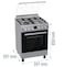 Gorenje  60 cm combi cooker, 4 Gas Zone with Triple Ring Burner, Cast iron grid, 71L Oven Capacity, Cast ironPan Support, Stainless Steel Finish - GK6C40S