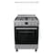 Gorenje  60 cm combi cooker, 4 Gas Zone with Triple Ring Burner, Cast iron grid, 71L Oven Capacity, Cast ironPan Support, Stainless Steel Finish - GK6C40S