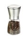 Modern Stainless Steel Glass Salt/Pepper Spice Grinder Bottle Silver 13x6.5x6.5cm
