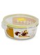 Glass Food Container with Airtight Lid Round Shape 420ml