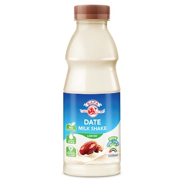 Safa Date Milk Shake Low Fat Milk Drink, 500ml
