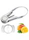 Stainless Steel Mango Cutter - Extra Large Fruit Core Remover for Kitchen Use