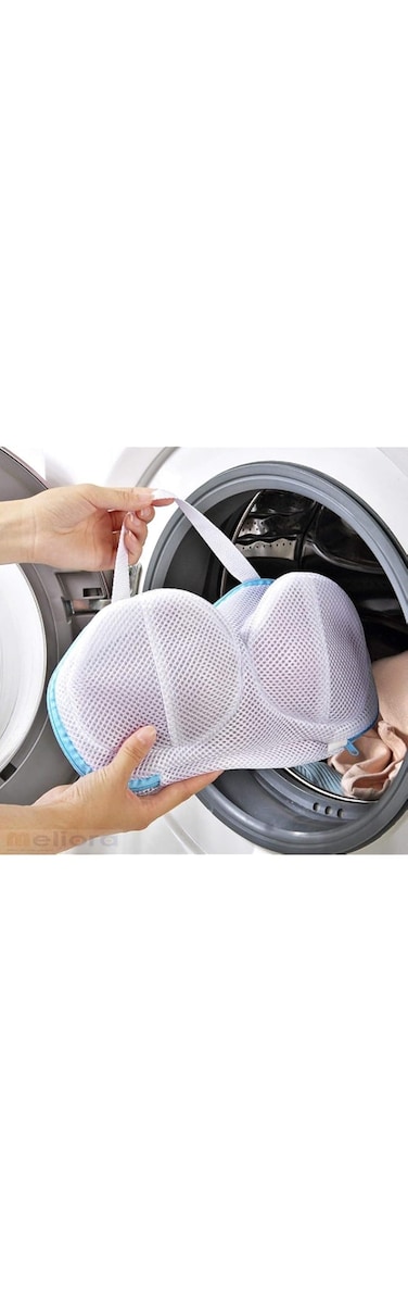 Bra Laundry Bag,Delicate Lingerie Wash Bag, Heavy Duty Net with Sturdy Zipper,Bra Travel Storage Organizer ready to wash (One Bra)