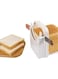KASTWAVE Bread Slicer, Adjustable Bread/Roast/Loaf Slicer Cutter, Folding Bread Toast Slicer, Bagel Loaf Slicer, Sandwich Maker Toast Slicing Machine with 5 Slice Thicknesses