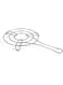 AKDC Hot Pot Holder with handle Hot Dish Stand silver Color Plated Stainless Steel Trivet Hot Pan Mat Trivets Heat Resistant Round Pads Holders Hot Dishes Table Teapot Kitchen