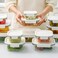 LocknLock Clear Glass Rectangular 160ml Mint &ndash; Airtight, Heat-Resistant, BPA-Free Food Storage Container