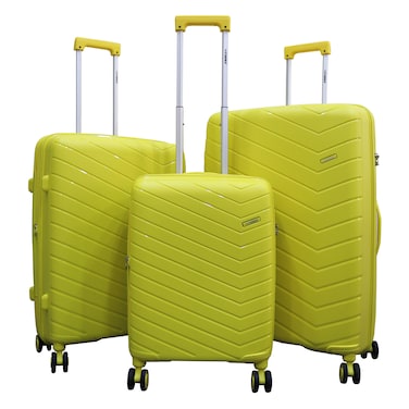 STARGOLD Premium 3-Piece Hardshell PP Luggage Set &ndash; Durable, Stylish And Travel Ready