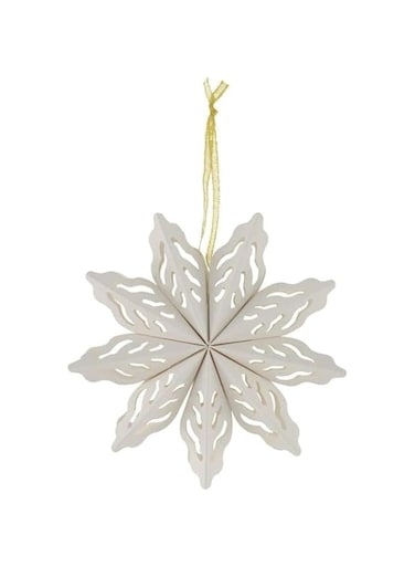 Hema Paper Snowflake, Small, White