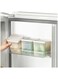 Refrigerator Organizer Box, Fridge Side Door Storage Containers Plastic Translucent with White Lids,6 Piece