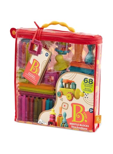 B. toys Bristle Blocks Stackadoos 68 Pieces