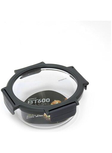 Komax 600ml Food Storage Round Container - Airtight and Leak-Proof BPA-Free Plastic (600ML)&hellip;