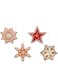 Koopman PENDANT STAR BOW MARZAPANE 8X9 CM 1 PIECE