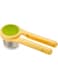 Joseph Joseph 20101 Helix Citrus Juicer Ergonomic Twist-Action Hand Press, Yellow, Stainless Steel
