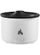 YU WELL Volcanic Flame Aroma Essential Oil Diffuser,USB Portable Air Humidifier with Smoke Ring 360ml Capacity (White)