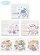 100 Pcs Cute Resealable Cartoon Plastic Food Bags, Self-Sealing Cute Little Bear Bunny Cookie Bags, Resealable Cookie Snack Cellophane Bags, Plastic Bags for Baking Cookies and Candies