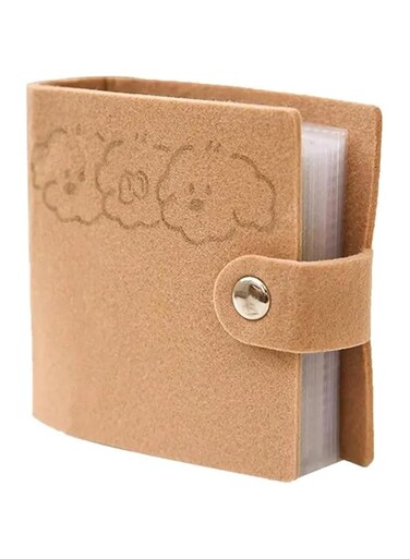 NALACAL 3 Inch Photo Album Mini Kpop Photocard Binder, Small Photo Album Card Holder for Fujifilm Instax Polaroid Film 40 Pockets