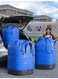 Pack Extra Large Moving Bags, Heavy Duty Waterproof Storage Bags with Reinforced Handles &amp; Drawstring Closure, Packing Bags for Clothes, Quilts, Blankets, Bedding, Pillows, Ideal for Moving, Travel and Storage, Blue