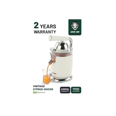 Vintage Citrus Juicer with Handle 400ML 170W Electric Juicer