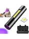 HUHKOUAE Wood's Lamp Portable,UV Black Light for Pet Dog/Cat Care,cat Ringworm Detector, Pet Urine Detector, with Portable Buckle and Magnetic Back Cover (Woods lamp with Side Light)