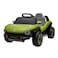 Lovely Baby LB 3003EL Battery Operated Ride-on for Kids, Electric Vehicle with EVA Wheels, Leather Seat, Lights, Music, Rear Storage, for Boys &amp; Girls Ages 2-7 - Green