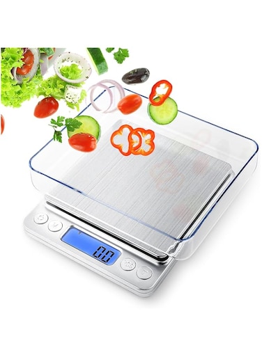 Food Scale, Digital Kitchen Scale，Multifunction Kitchen Scale，Small Kitchen Appliances，Digital Food Kitchen Durable Scale for Baking,Jewelry, Herbs, Seasoning,9 Units Conversion，12.7x10.6x1.8mm