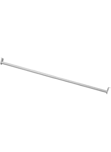 Design House 205823 Adjustable Hanging Closet Rod 30 48-Inch, White Finish, inch inch