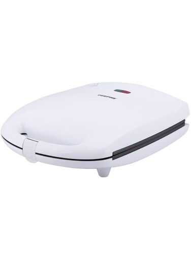 Geepas 12 Pcs Donut Maker 1400W - Non-Stick, Skid Resistant Feet   Power-On Lights   Ideal for Parties, Breakfast, Outings and more   2 Years Warranty