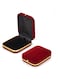 SYOSI Velvet Necklace Pendant Jewelry Gift Boxes Earring boxes for Thanksgiving, Birthday, Wedding Christmas Jewelry Showcase Displays,(Wine Red)