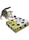 NeoStyle Cat Interactive Toys，Feathered Toy，Interactive Kitten Cat Toys Indoor Cats，Promotes Cat Exercise(Green)