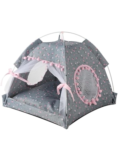 Camping Cat Tent Dogs Bed Pet Teepee For Dogs Kennel Indoor Cat Nest Cat Bed For Cat Puppy Cave Dogs House Lightweight Pet Nest Bed For Dogs Pet Nest Bed For Cats Foldable Lightweight Pet Tent Nest