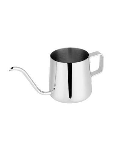 Long Gooseneck Drip Pot Silver