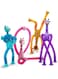 AquaFalcon 4 Pieces Telescopic Suction Cup Giraffe Toy, Shape Changing Telescopic Tube Fidget Toys, Pop Tubes, Fidget Tubes Sensory Toys for Girls Boys, giraffe color