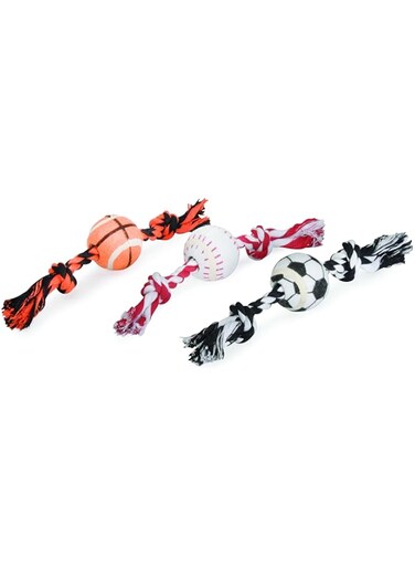 Camon Sport Rubber Balls with Rope