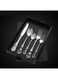Gorgeous Retro Royal Stainless Steel 5 Pieces Flatware Set, Silverware Set, Anti-rust Stainless Steel Cutlery Set Utensils Including Fork Spoon and Knife