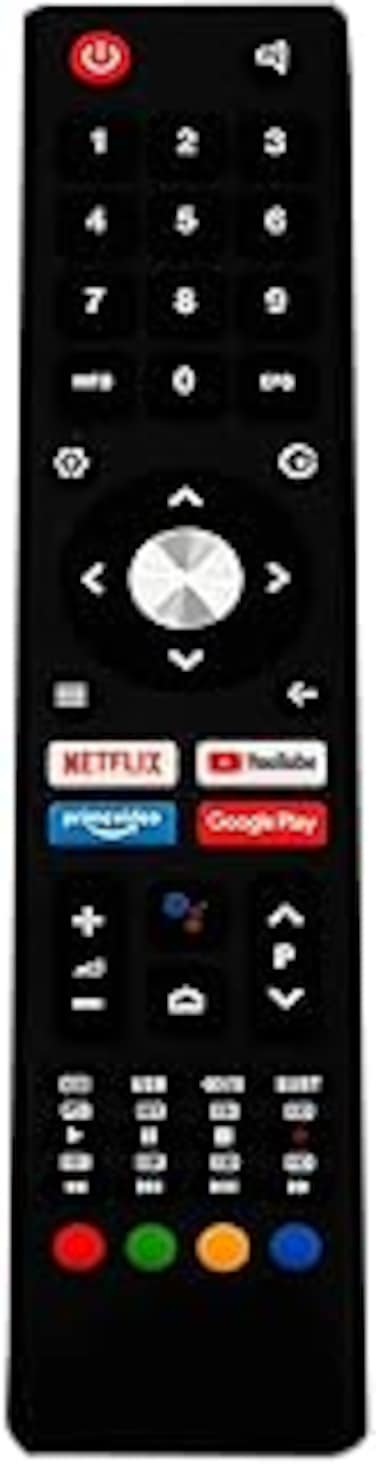 New Replacement Compatible New Smart TV Remote Control for CHIQ Smart TV Controller with Aiwa Led Remote (GCBLTV02ADBBT)