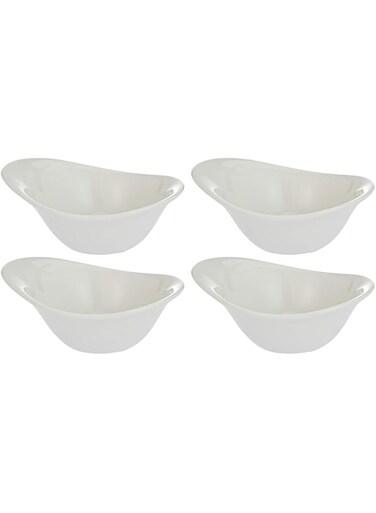 Symphony Modern Bowl Set - 4 Pieces - White
