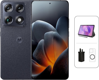 Motorola Signature, 16+16GB RAM Boost, 512GB ROM, 5G, Pantone Carbon (OIS Camera, IP68/IP69, Snapdragon 8 Gen 5, 6.8" Extreme AMOLED Display 165Hz - Pre Order Free Gifts)