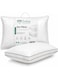 Premium Hotel Collection Box Pillow for Sleeping &acirc;&euro;&ldquo; Firm Back and and Side Sleeper Bed Pillow for Neck and Shoulder Support, 100% Downproof Cotton, Down Alternative Fill (50x70 cm)