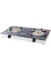 Double Glass Burner, Black/Silver