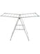 MOMENT Heavy Duty Clothes Drying Rack  140 CM Stainless Steel Drying Rack Clothing   Large Foldable Collapsible Laundry Drying Rack   Laundry Hanger Dryer Rack