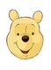 Star Cutouts Ltd SM51 Official Disney 1 X Cardboard Winnie the Pooh Party Full Face and Fancy Dress Mask Includes Tabs and Elastic