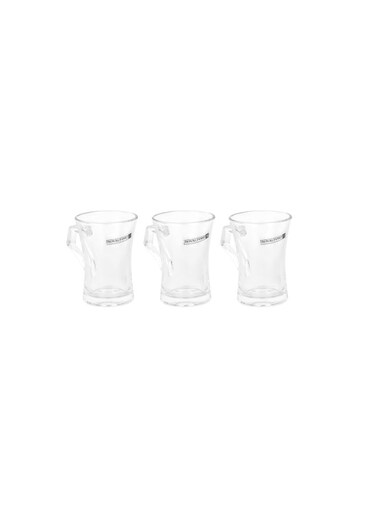 10.0oz (300 ml) Glass Mug Set- RF12810/ Pack of 3, Perfect for Hot and Cold Drinks/ Food-Grade clear