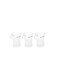 10.0oz (300 ml) Glass Mug Set- RF12810/ Pack of 3, Perfect for Hot and Cold Drinks/ Food-Grade clear
