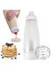 Hand Pancake Batter Dispenser with Wire Whisk 1000 ml Batter Mixer Squeeze Bottle Shaker for Cupcake Pancake Crepe Batter Muffins